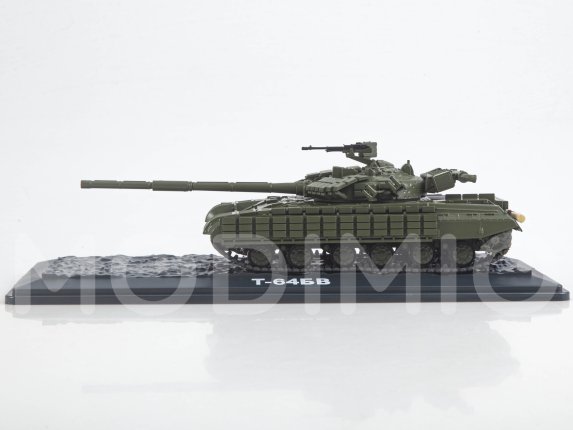 Наши Танки №35, T-64БВ Наши Танки (MODIMIO) в масштабе 1:43, фото 12
